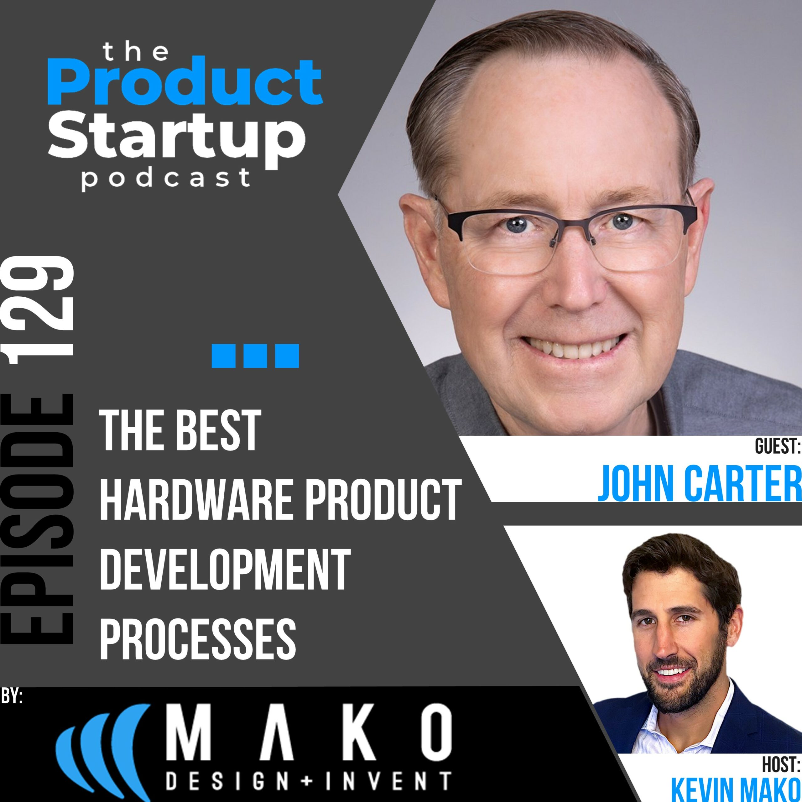 Podcast cover for Episode 129 about hardware Development Best Practices