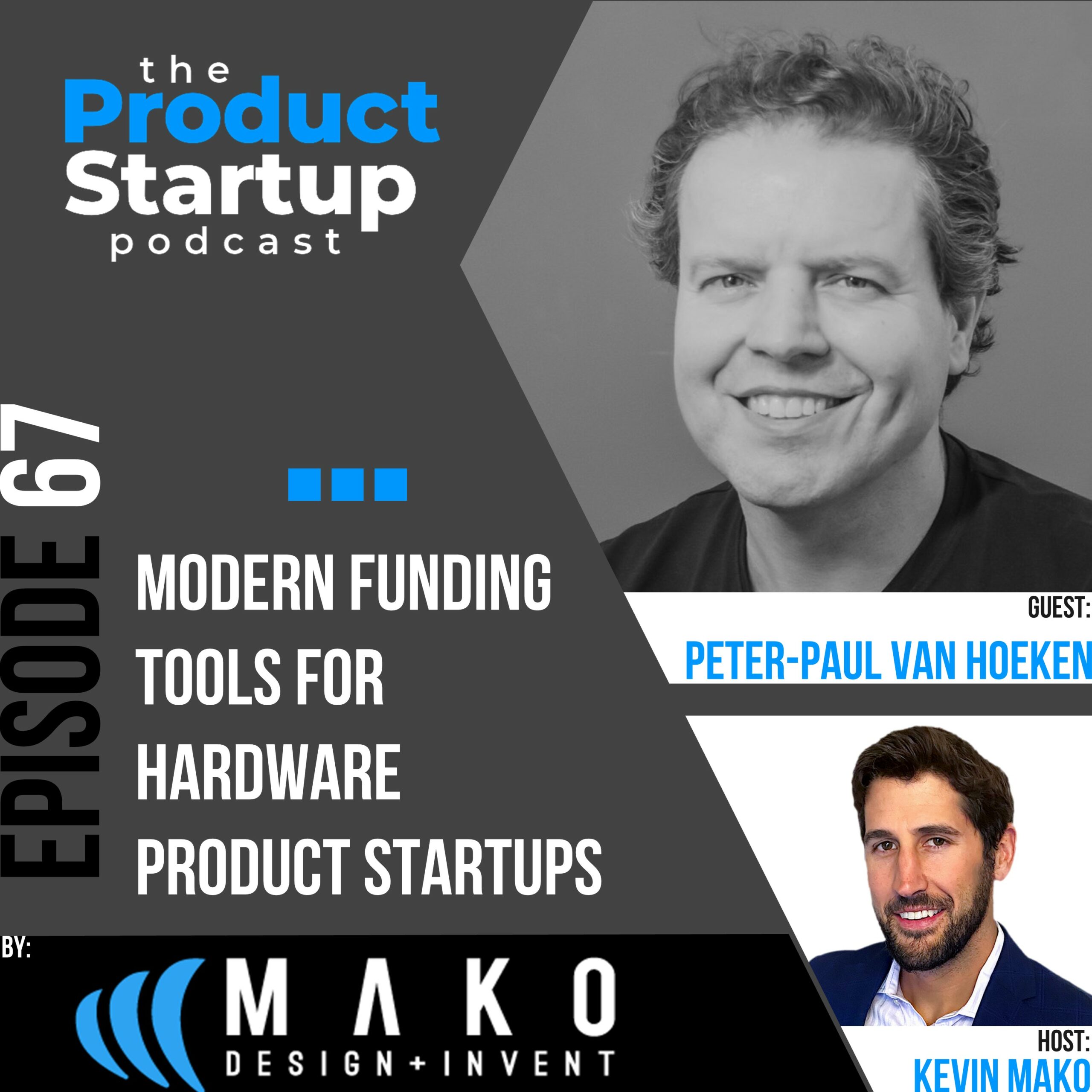 Podcast cover for Episode 67 about modern Funding for Hardware Startups