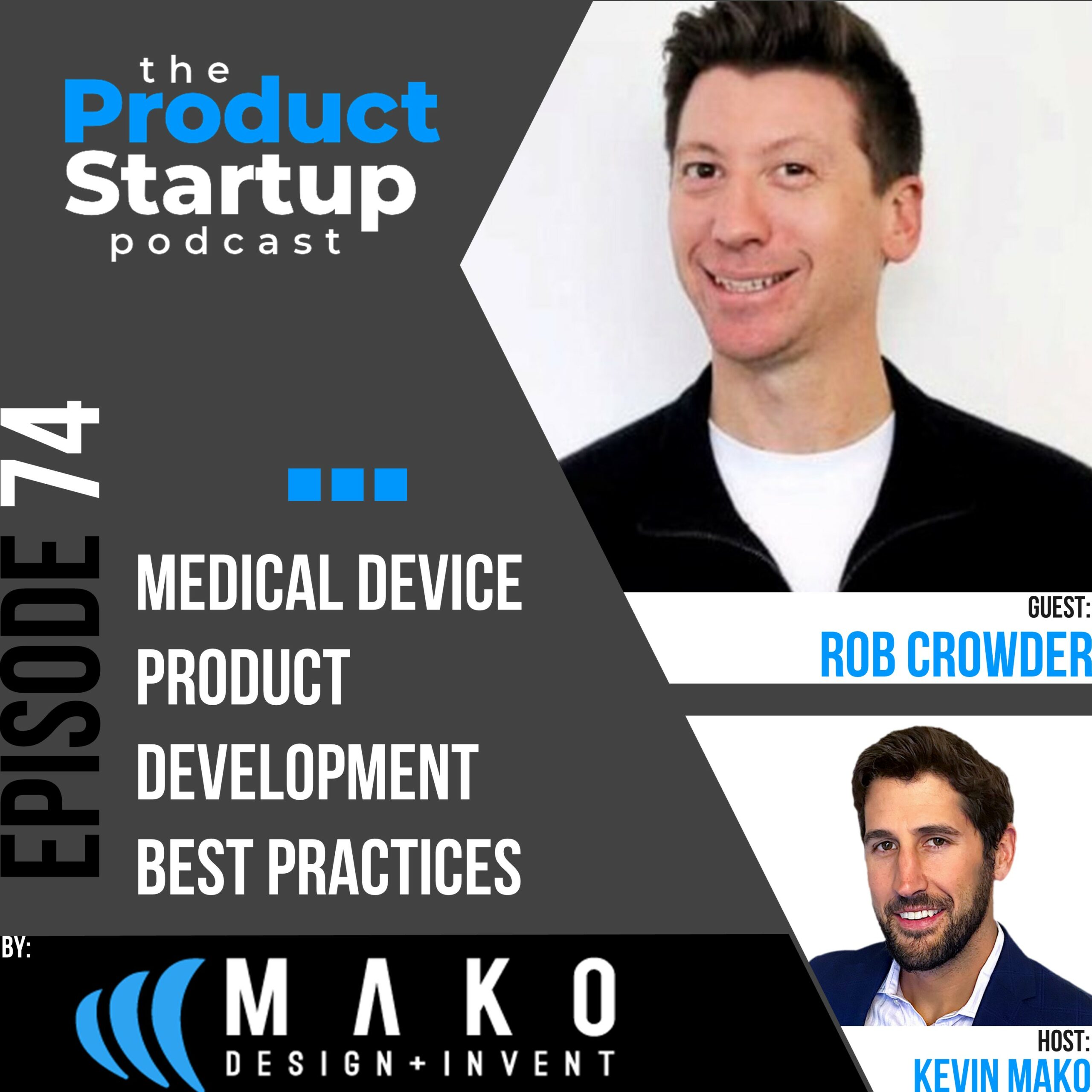Podcast cover for Episode 74 about develop a Better Medical Device