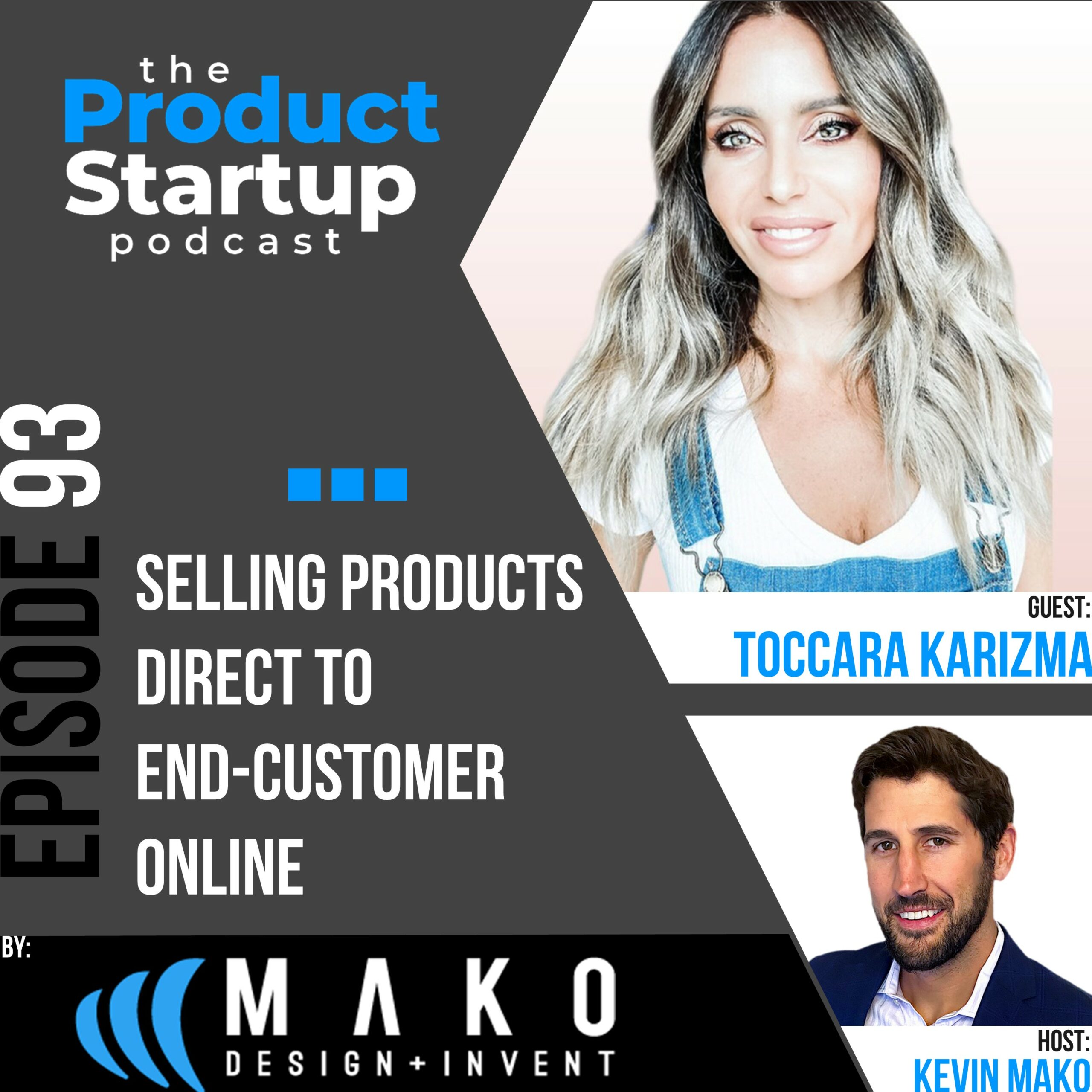 Podcast cover for Episode 93 about sell Products Direct to Customers