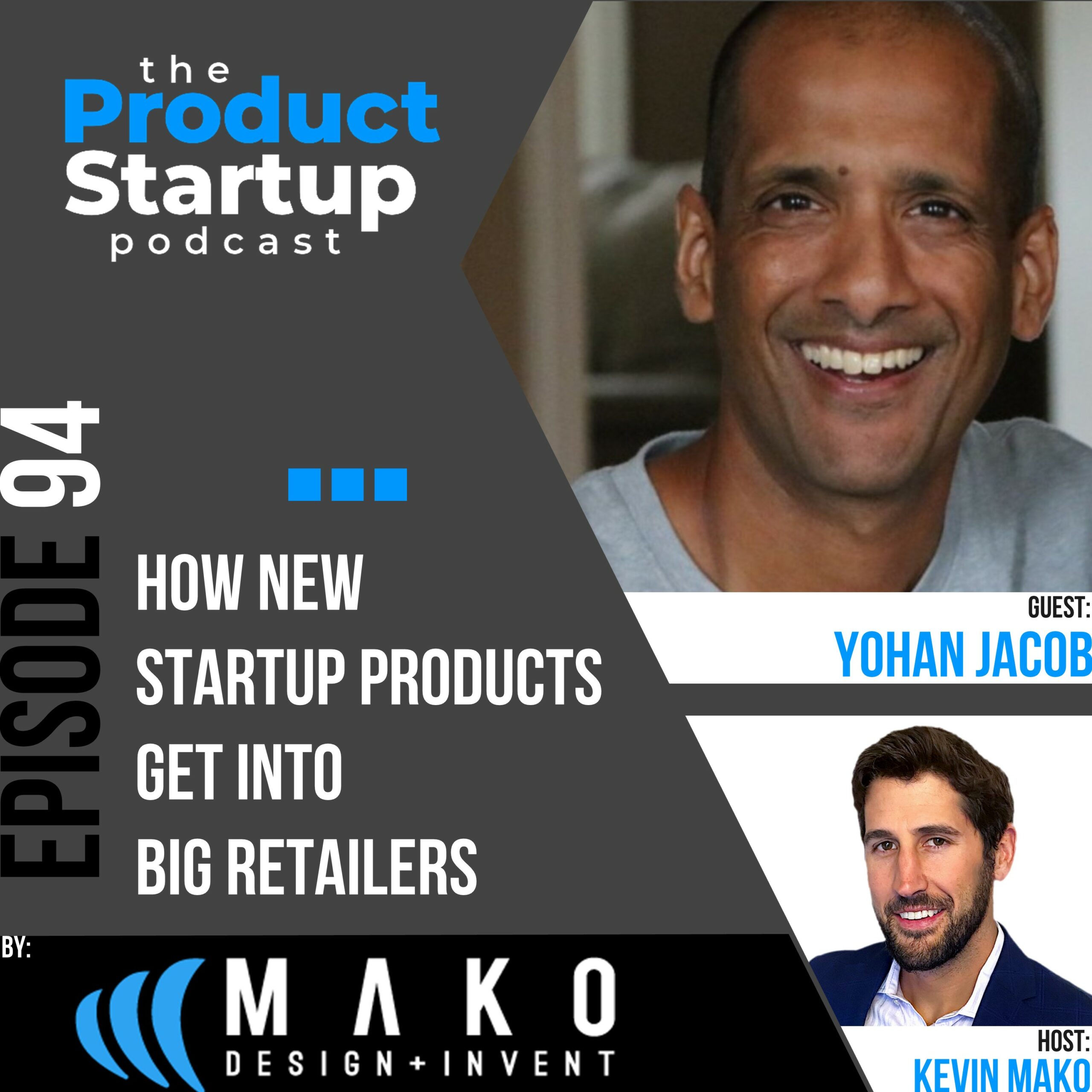 Podcast cover for Episode 94 about get a New Product Into Big Retail
