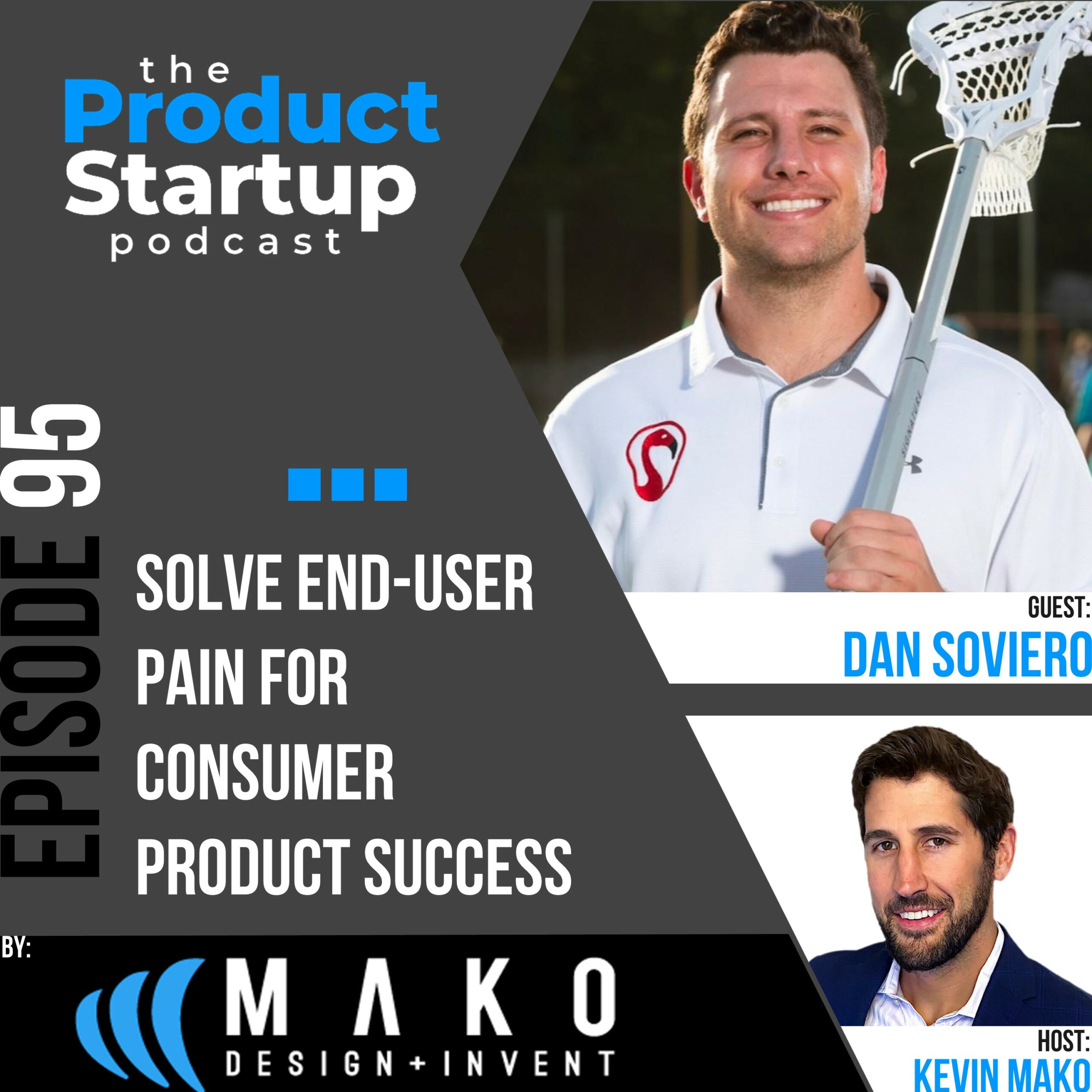 Podcast cover for Episode 95 about solve Customer Pain With Your Product