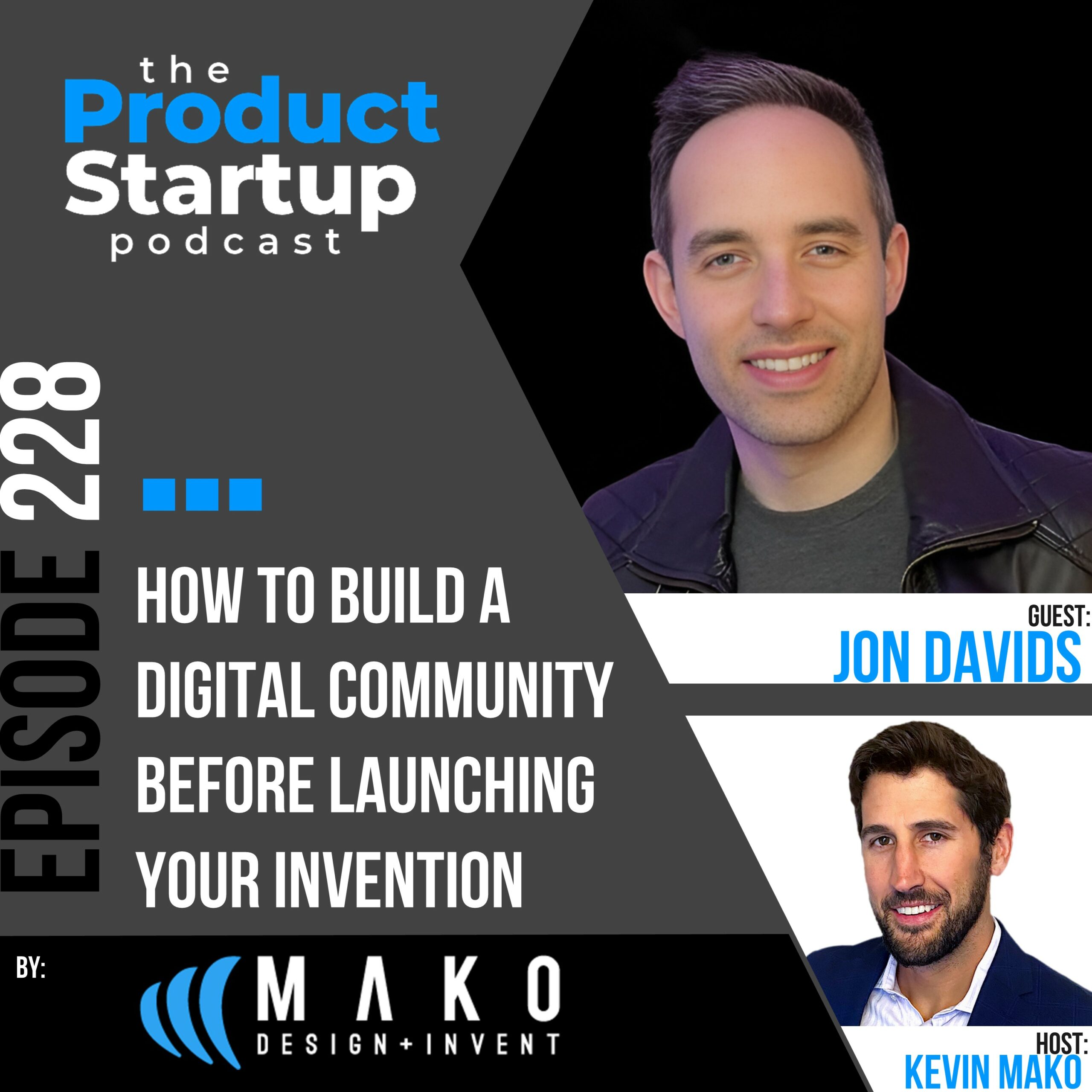 Podcast cover for Episode 228: Build a Prelaunch Community